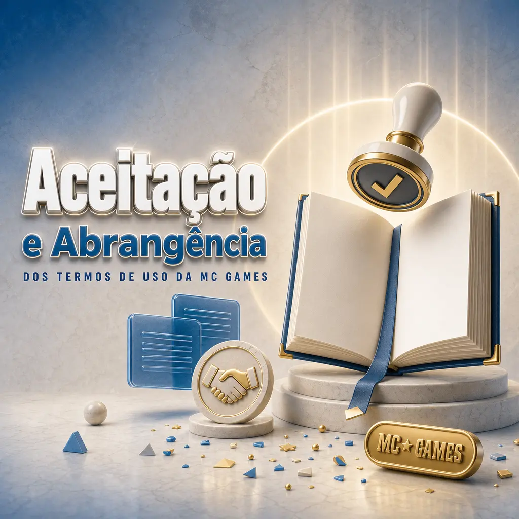 Termos de uso da MC Games: aceitação ao criar conta, cobrindo apostas, cassino, bônus, pagamentos e suporte