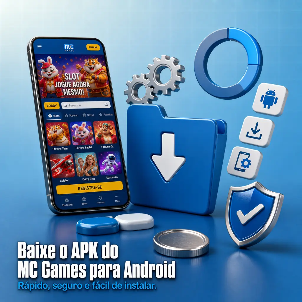 Ícone do APK MC Games para download direto no site oficial, disponível para instalação em dispositivos Android