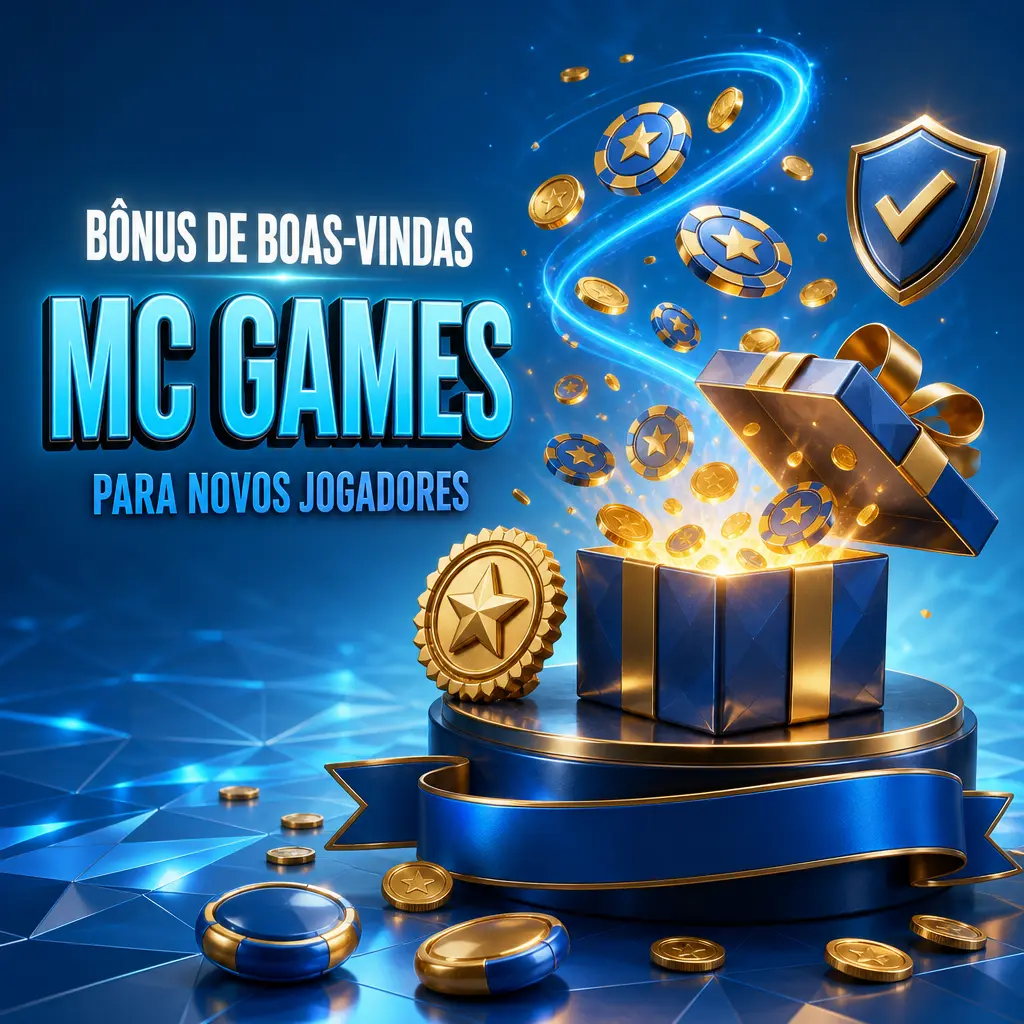 Bônus de boas-vindas MC Games: 100% sobre o primeiro depósito, até R$600, para novos jogadores