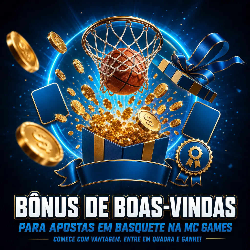 Bônus de boas-vindas MC Games: 100% no primeiro depósito até BRL 500 para apostas em basquete e outros esportes