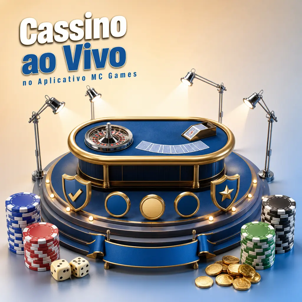 Cassino ao vivo do MC Games com dealers reais em HD, mesas de roleta, blackjack, bacará e game shows.