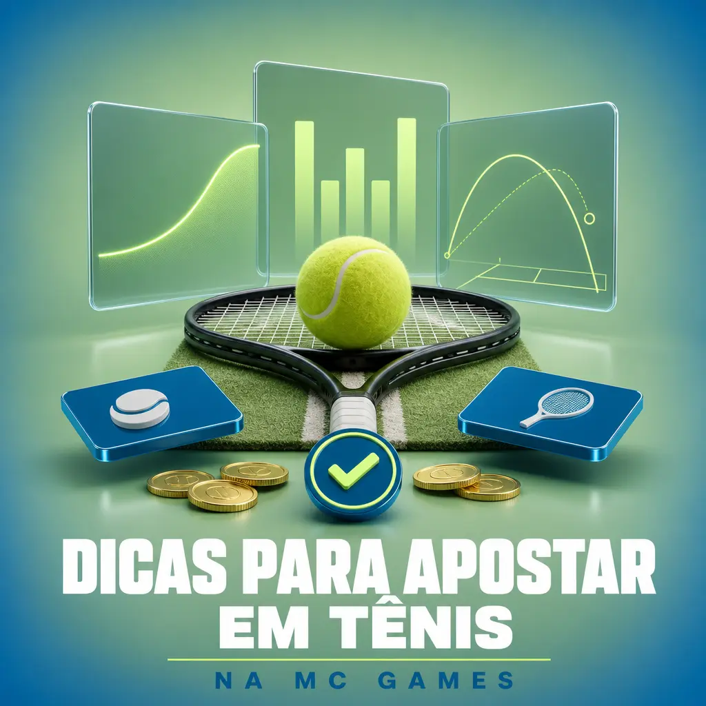 Dicas para apostar em tênis na MC Games: histórico de confrontos, tipo de quadra e controle do valor apostado