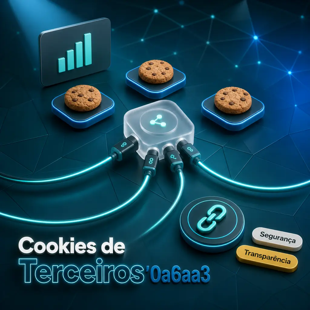 Ícone representando cookies de terceiros usados por parceiros externos da MC Games para pagamentos e análise de tráfego.