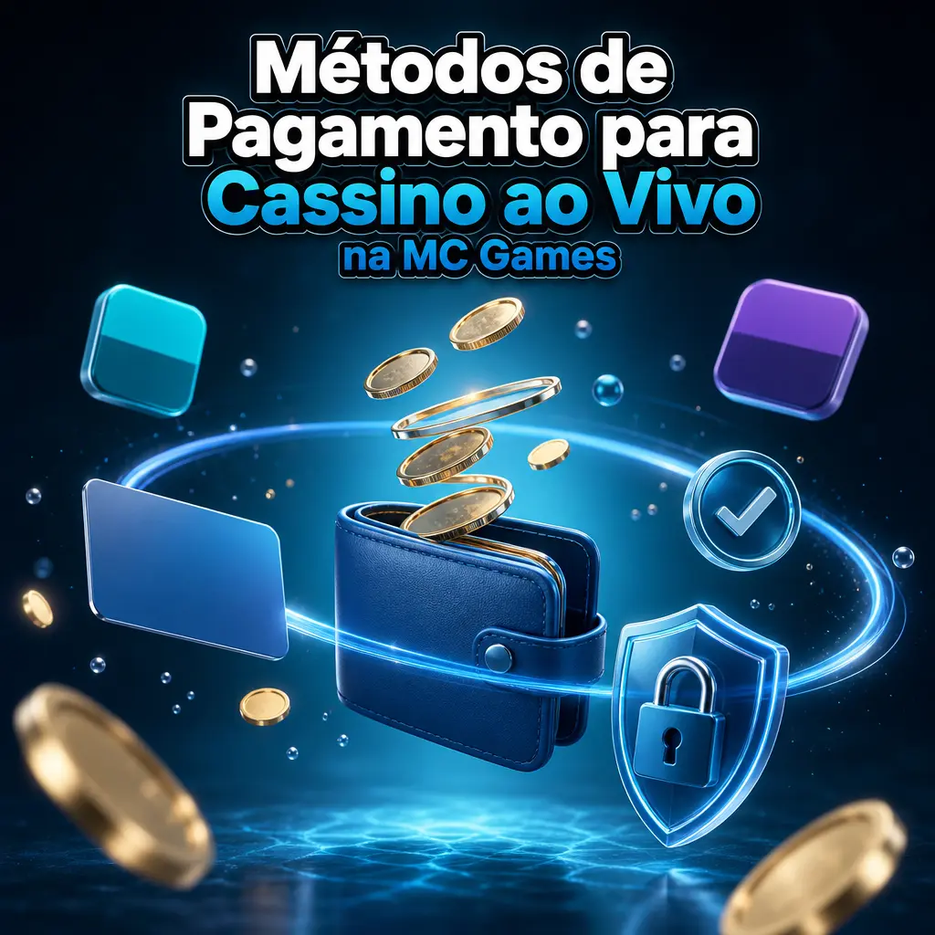 Métodos de pagamento para cassino ao vivo na MC Games: PIX, boleto e cartão de crédito com saque rápido