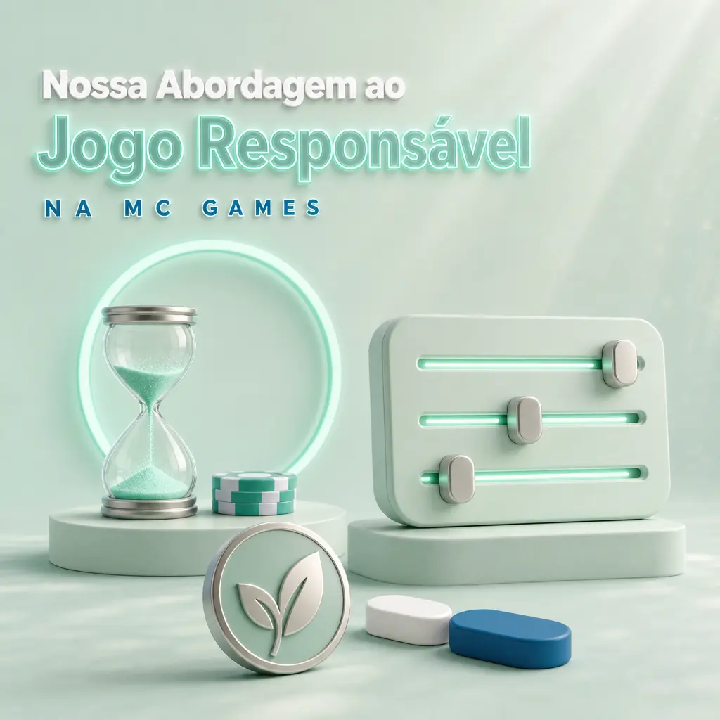 Jogo responsável na MC Games: entretenimento com limites de depósito e tempo definidos, evitando apostas por impulso.
