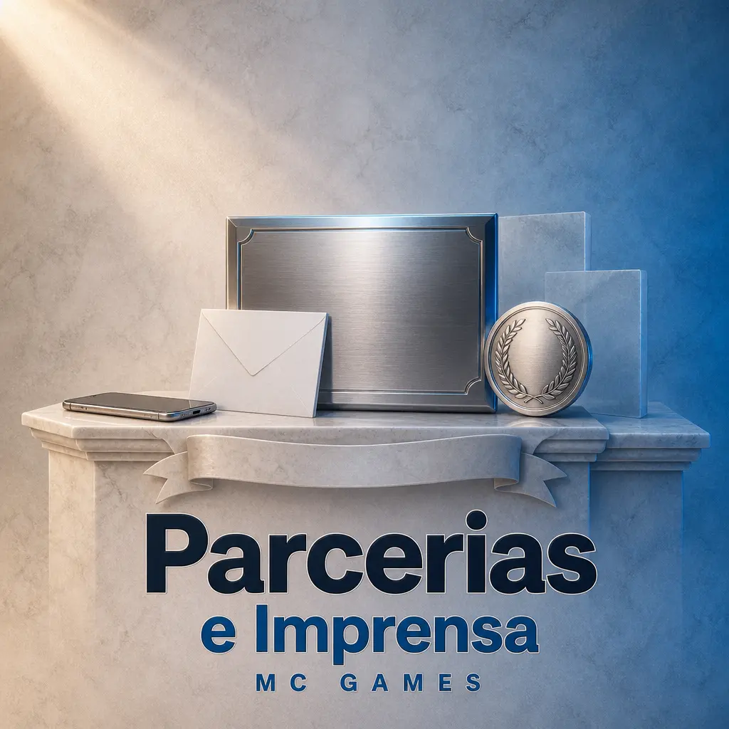 Contato de parcerias e imprensa da MC Games para propostas comerciais, afiliações e solicitações de imprensa