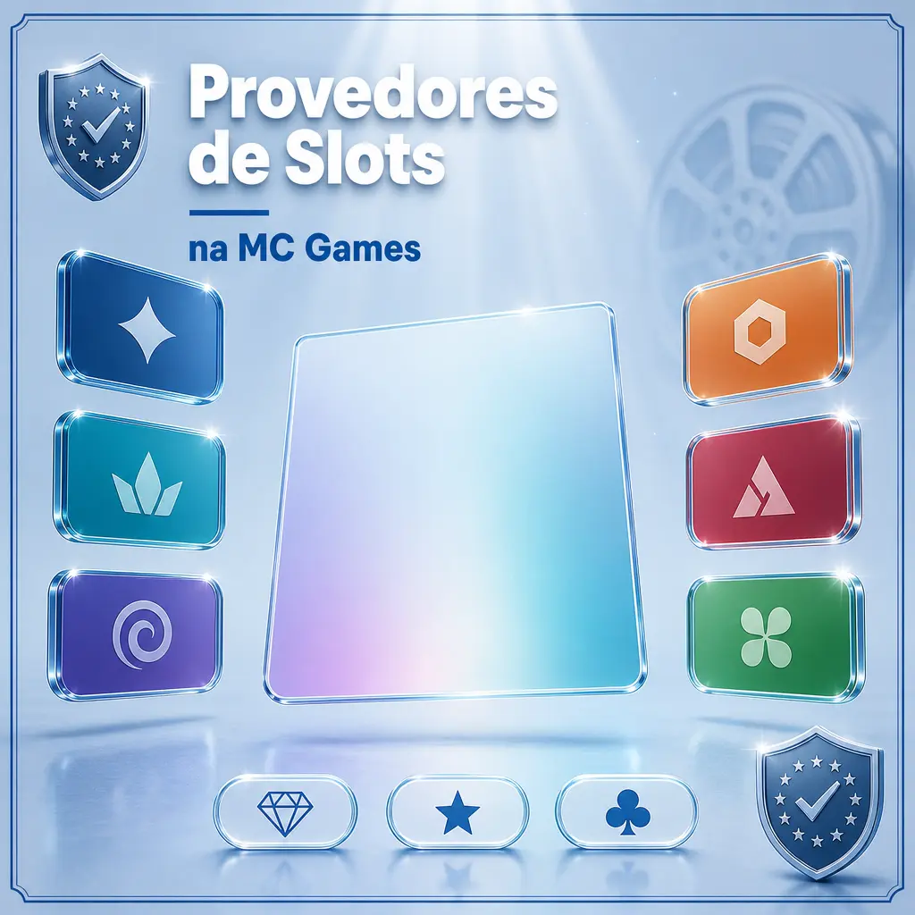 Provedores de slots disponíveis na MC Games, incluindo Pragmatic Play, PG Soft, Playtech e Red Tiger